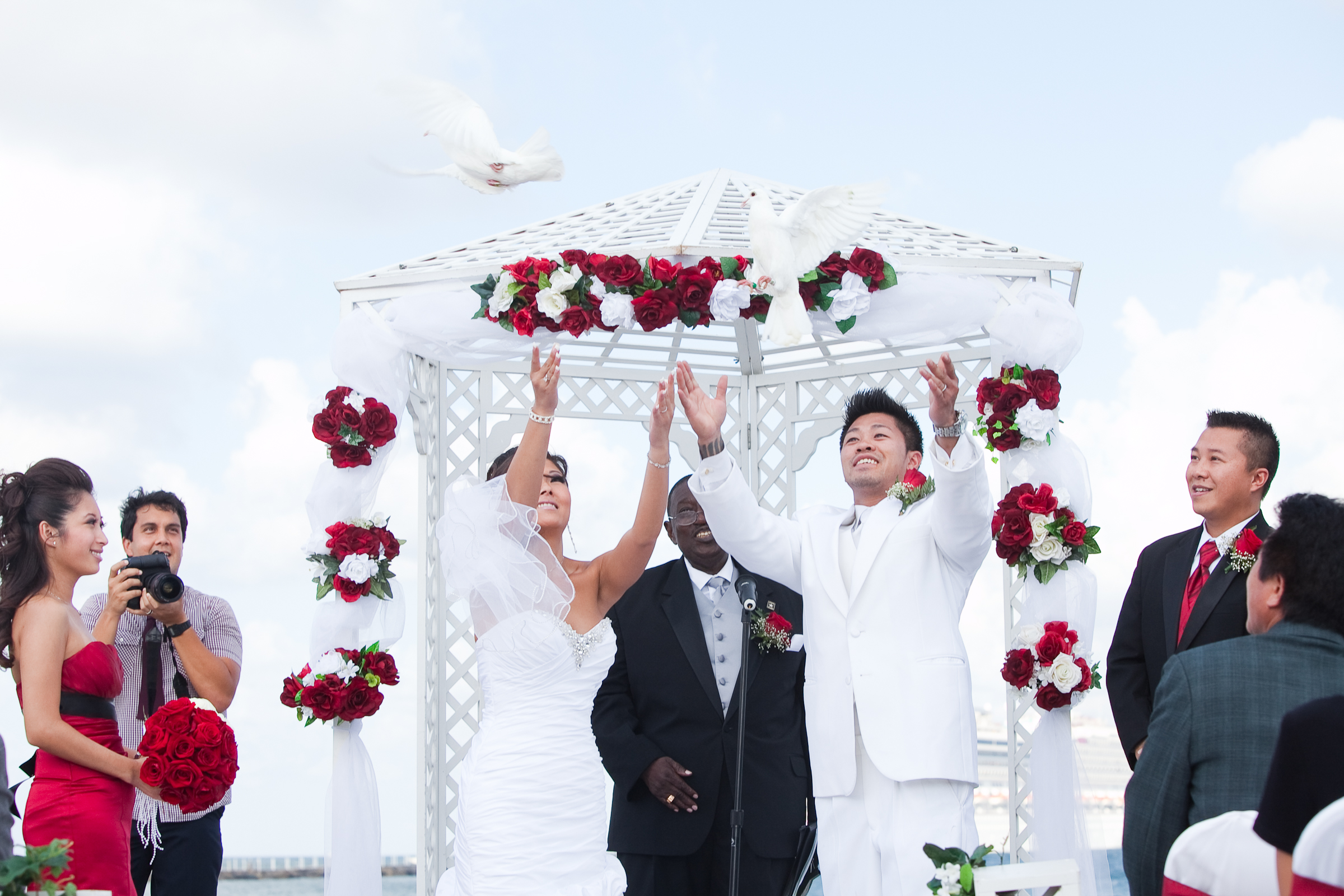 Dove Release at Wedding