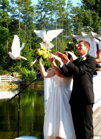 Wedding doves rleased alabama